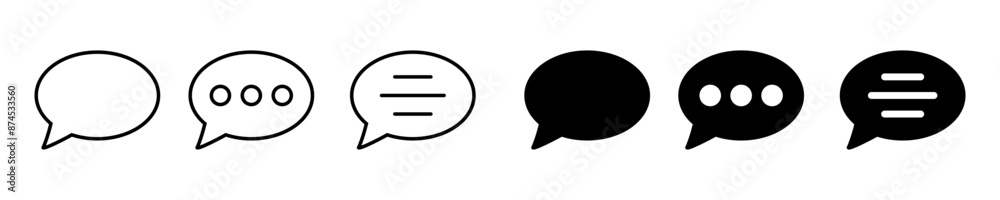 Chat icon. Talk bubble speech icon. Dialogue balloon icon. Chat icon. Talk bubble speech icon. Dialogue balloon icon.