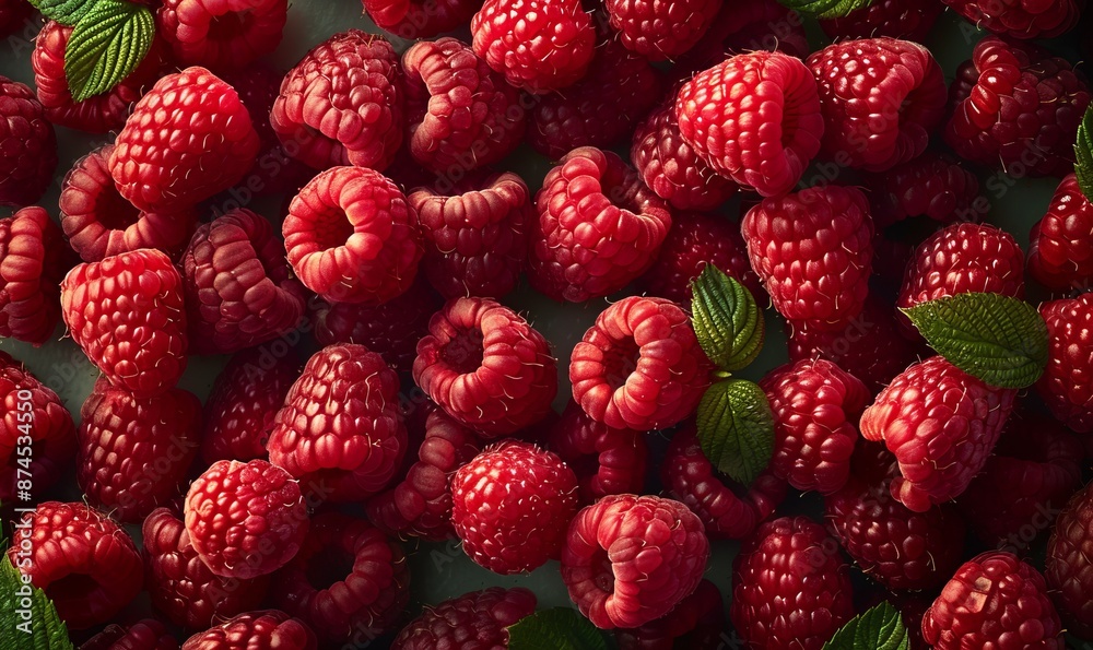Ripe fresh raspberries as background Ripe fresh raspberries as background