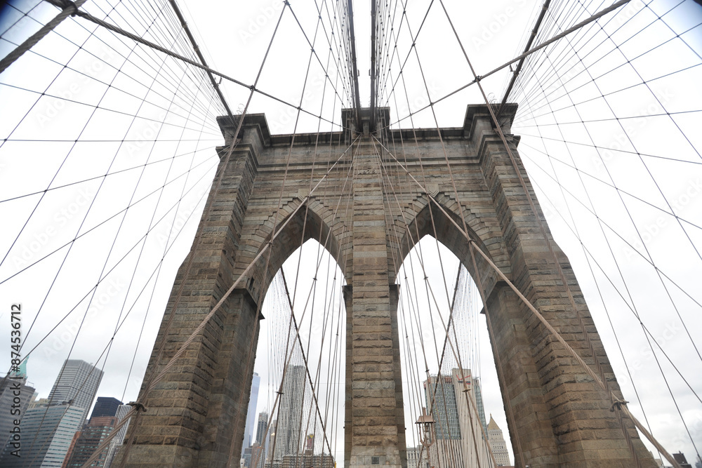 Fototapeta premium city bridge city Brooklyn