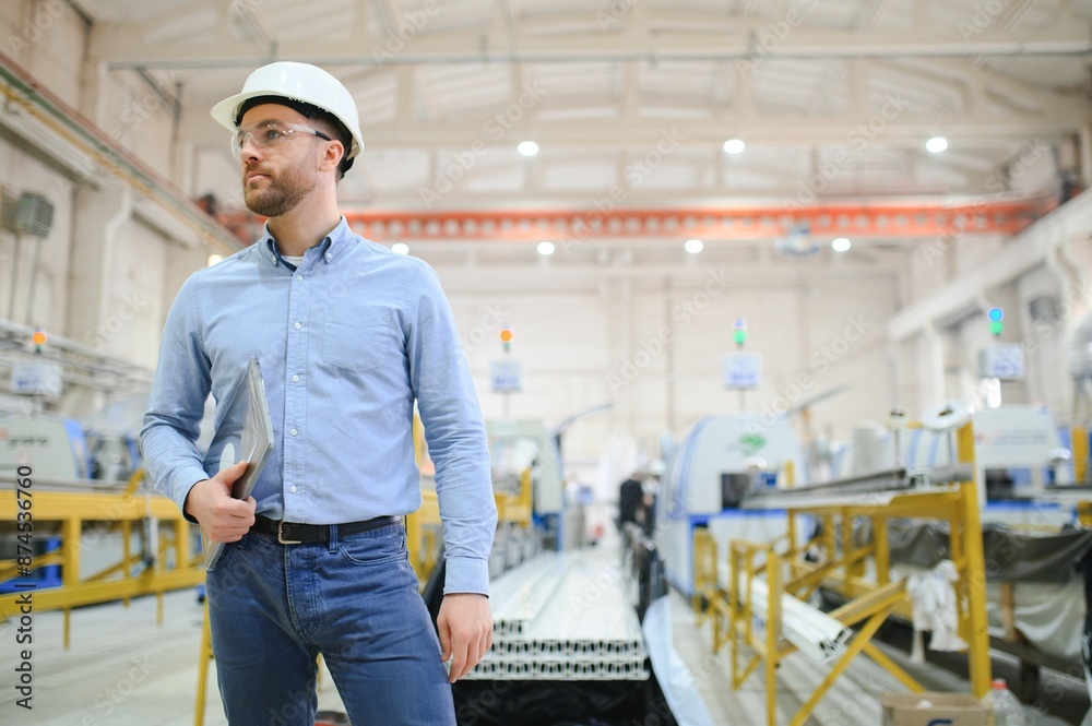 Portrait of Professional Heavy Industry Engineer Portrait of Professional Heavy Industry Engineer