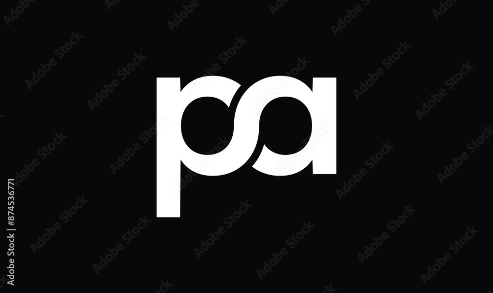 Letter pa business modern logo template, p a letter monogram vector logo Letter pa business modern logo template, p a letter monogram vector logo