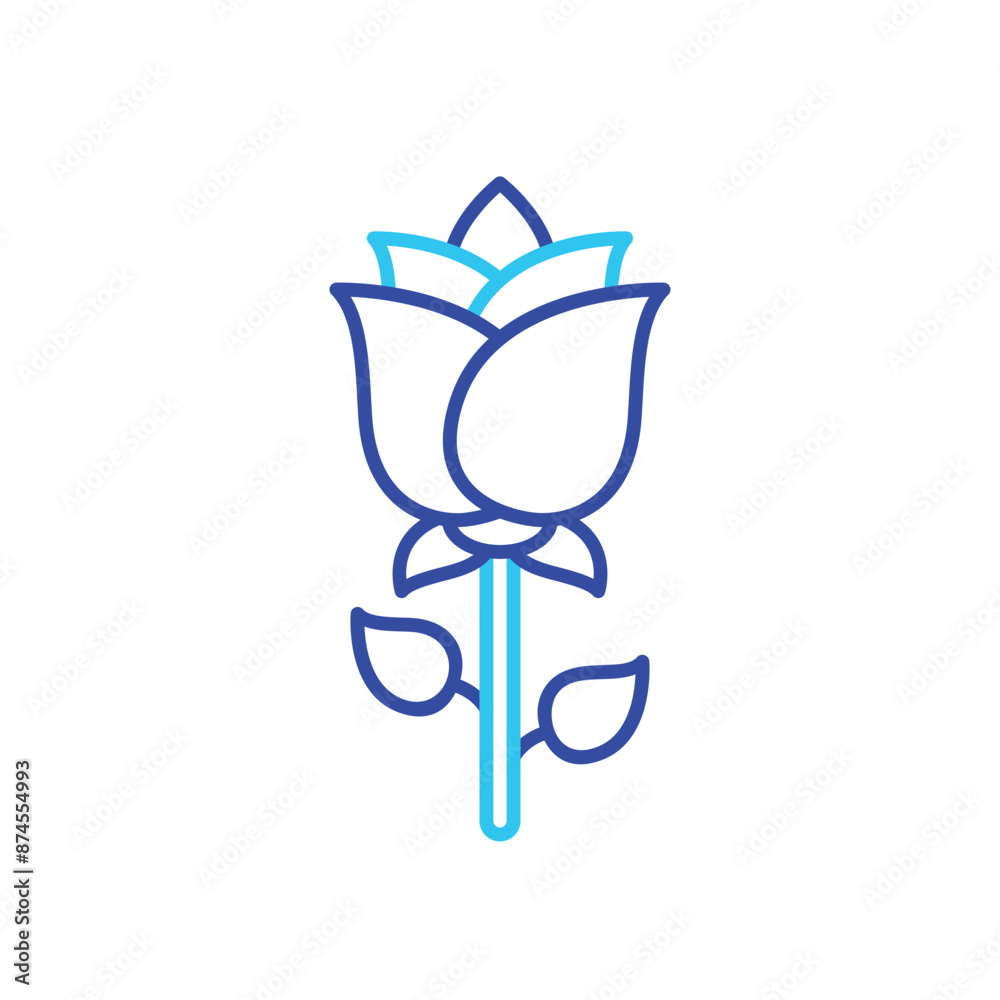 Rose vector icon Rose vector icon