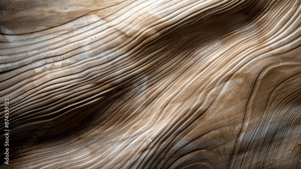 Fototapeta premium A close-up of a porcelain tile with a wood grain texture