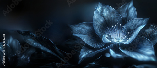 Moon Blue Flower