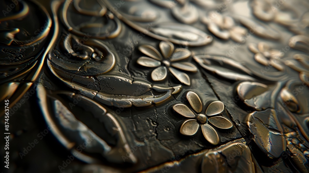 A close-up shot of a ceramic tile A close-up shot of a ceramic tile