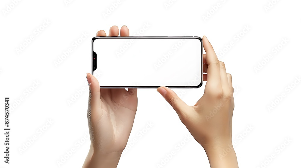 hand, phone, mobile, smartphone, telephone, communication, blank, smart, display, touch, mockup