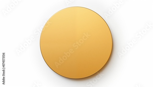 gold circle round