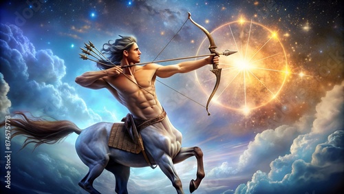 Astrological sign of Sagittarius, with archer and 2017 forecast