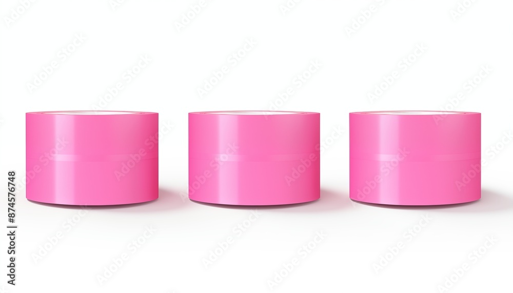 roll of pink tape, ribbon roll of pink tape, ribbon