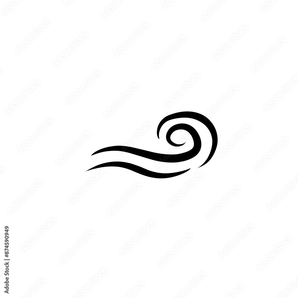 Obraz premium hand drawn wind illustration