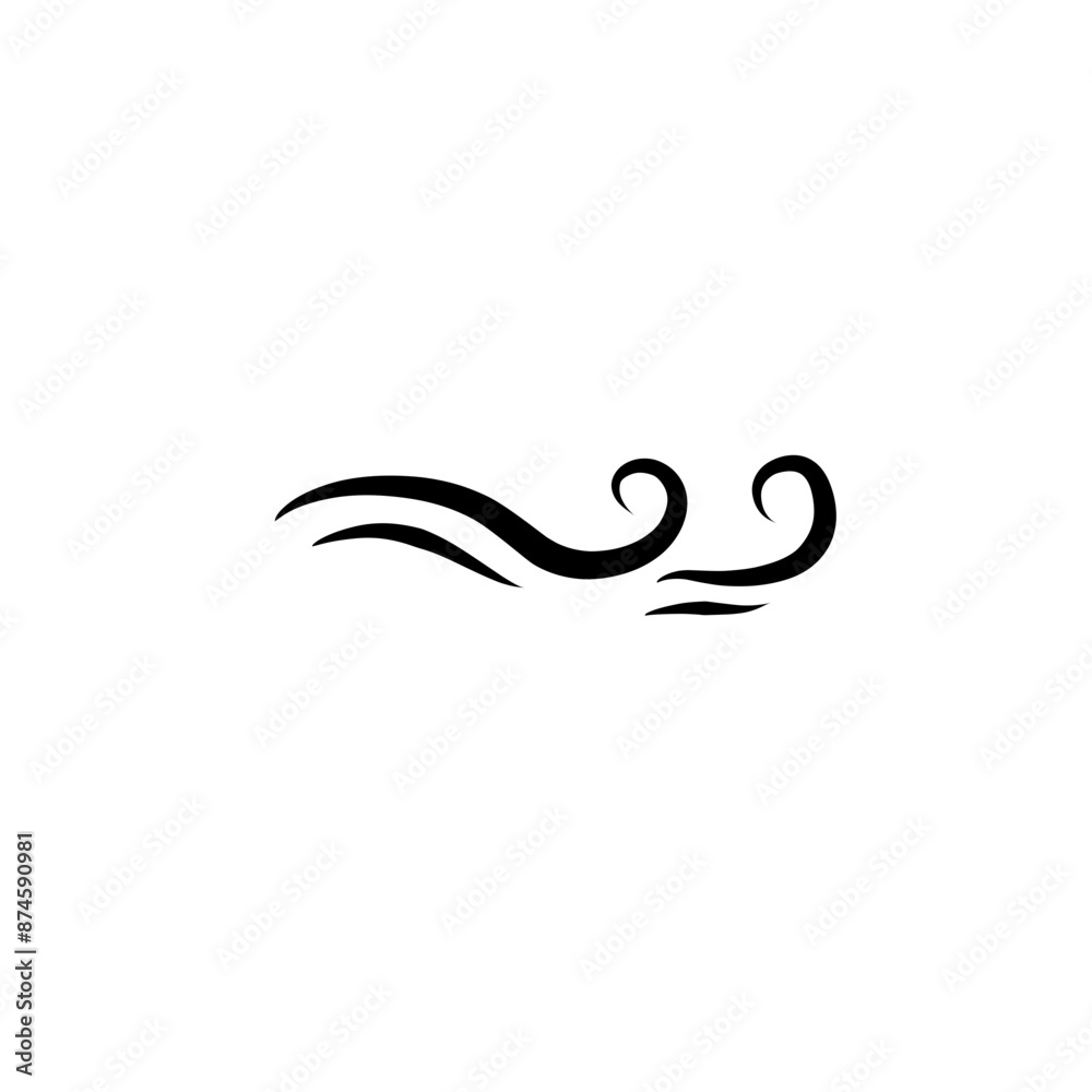 Obraz premium hand drawn wind illustration