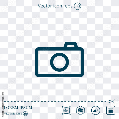 Vector illustration, light background.