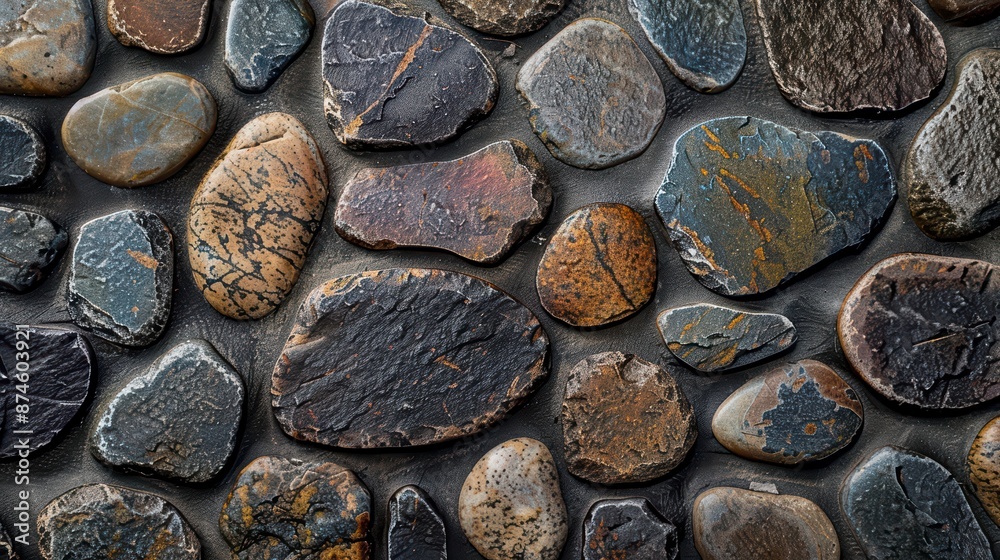 A macro image of a pebble tile A macro image of a pebble tile