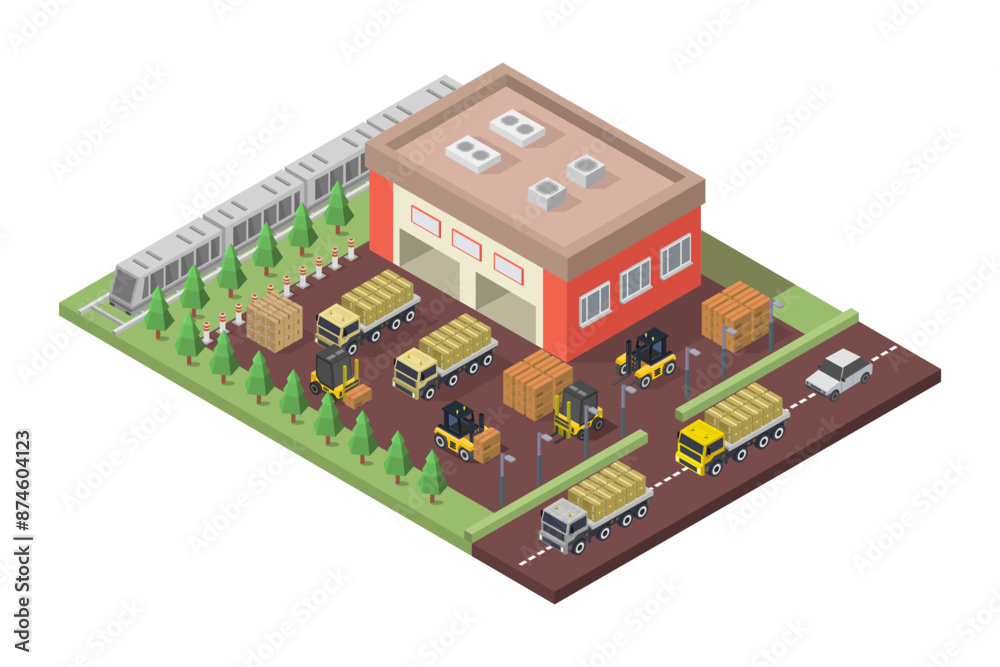 Warehouse isometric