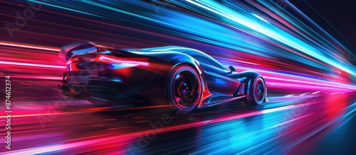 Supercar Speed Blur © Gethuk_Studio