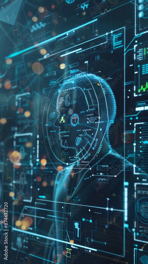 Medical technology, Telemedicine, virtual hospital, E-health, online medical concept Medical technology, Telemedicine, virtual hospital, E-health, online medical concept