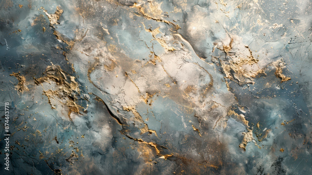 Obraz premium An image of a hand-painted tile