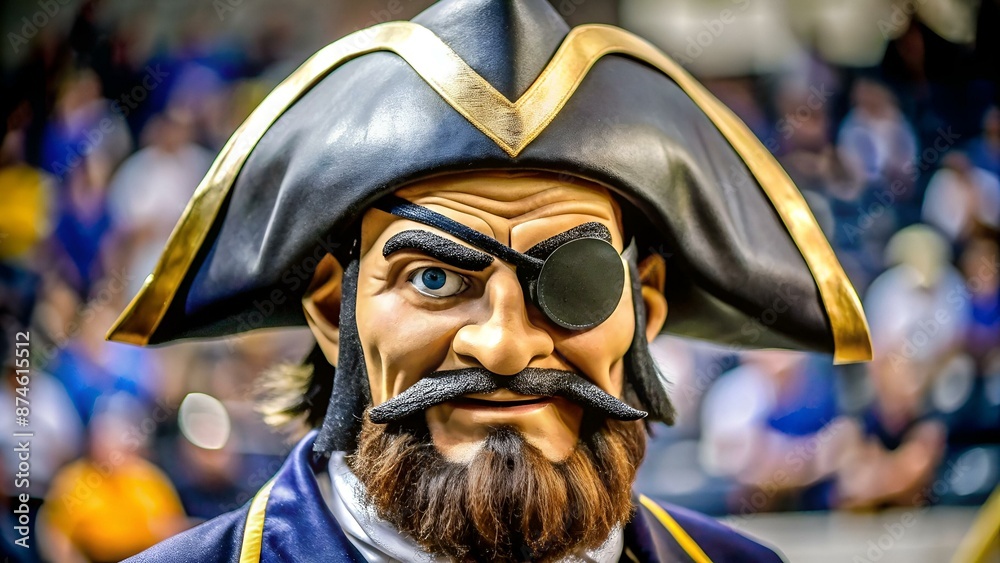 Corsair With Eye Patch Mascot Corsair With Eye Patch Mascot