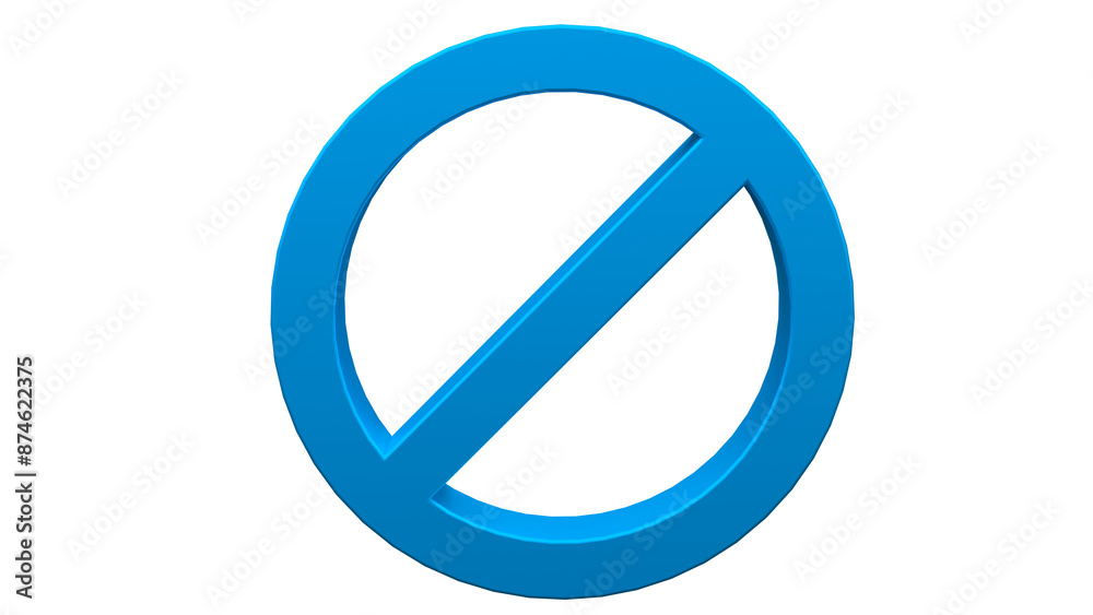 ban symbol 3d render isolated,blue Forbidden icon 3d render isolated, obstacle symbol isolated ban symbol 3d render isolated,blue Forbidden icon 3d render isolated, obstacle symbol isolated