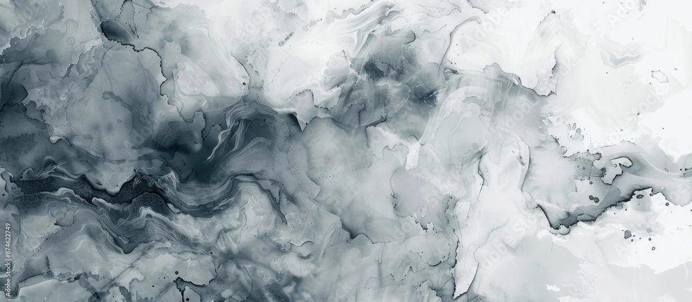 Abstract Swirls of Gray and White Abstract Swirls of Gray and White
