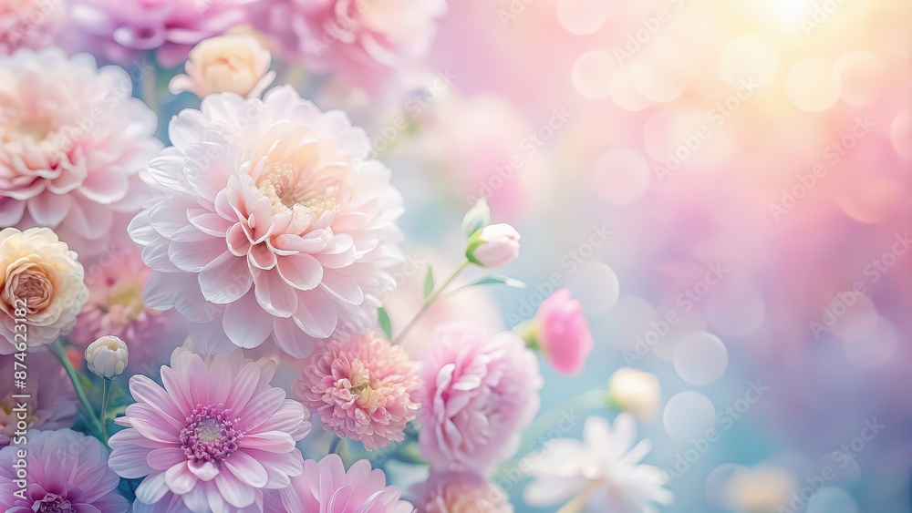 Soft focus pastel colored flower background image, pastel colors, soft focus, flowers, background, delicate, light, aesthetic Soft focus pastel colored flower background image, pastel colors, soft focus, flowers, background, delicate, light, aesthetic