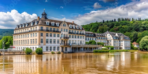 Steigenberger Hotel in Bad Neuenahr preparing to reopen post-flood disaster , Ahrtal, Germany photo