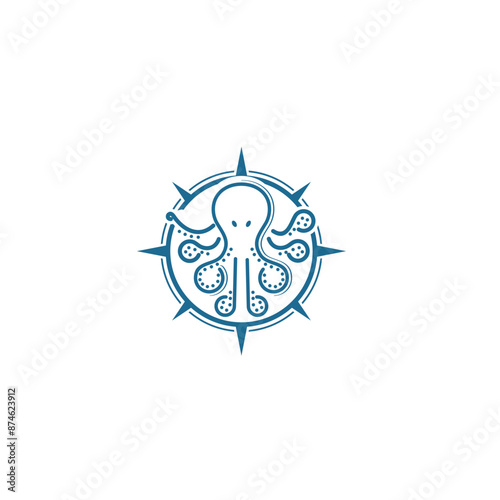 octopus and compass