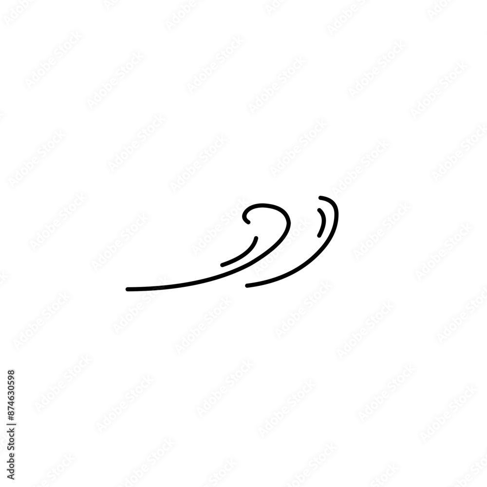 wind line icon wind line icon