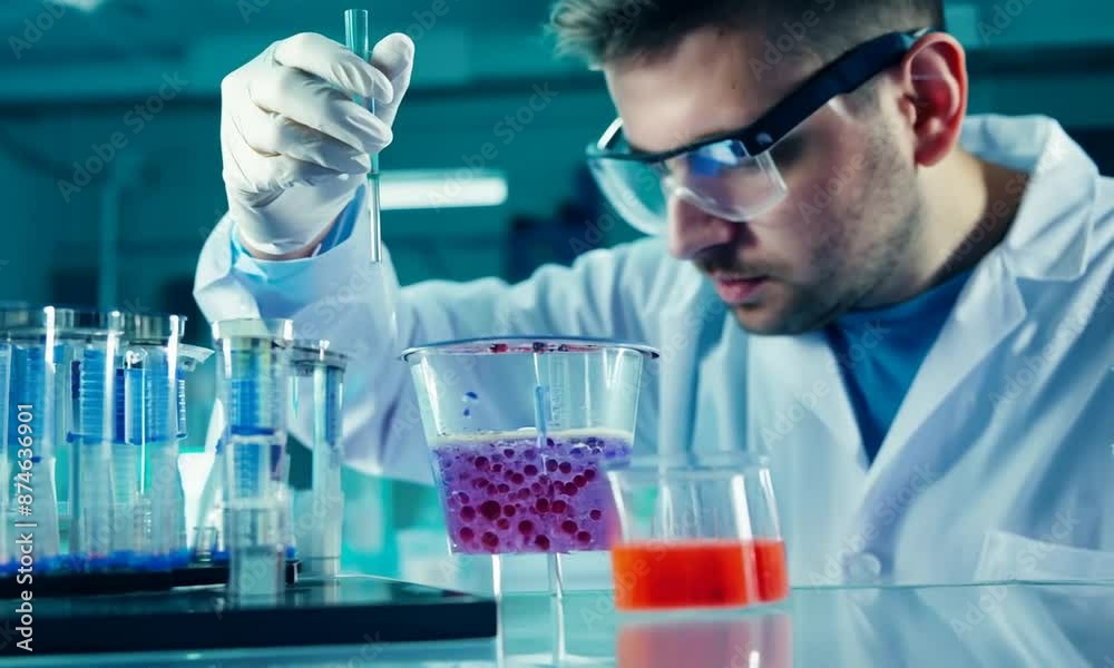 scientist working in laboratory scientist working in laboratory