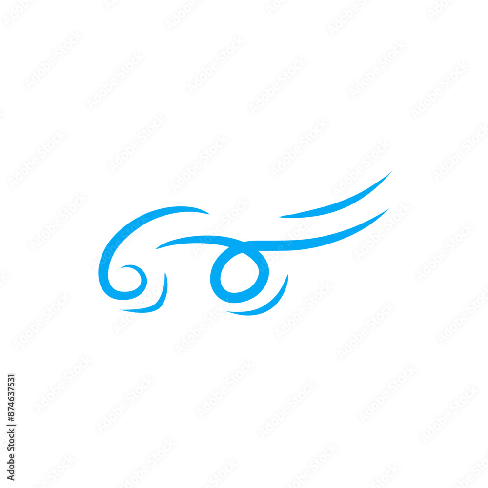Naklejka premium wind vector icon