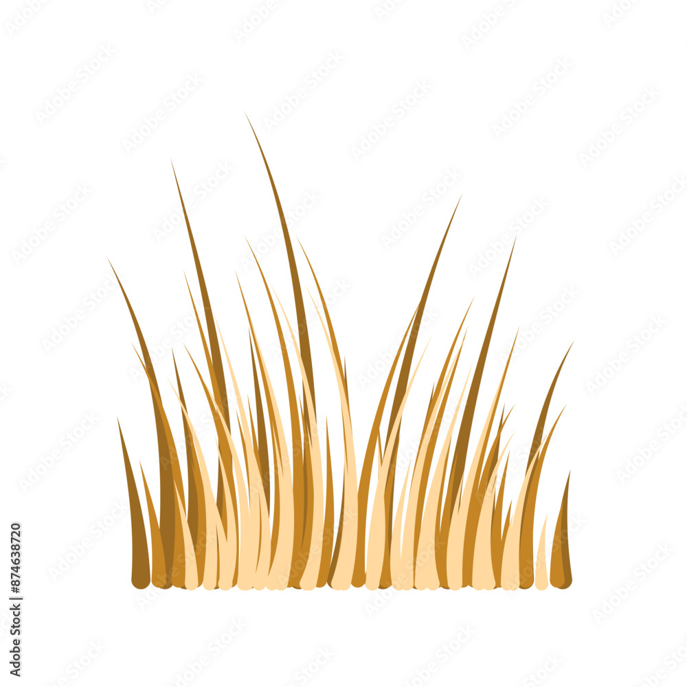 Dead Grass Illustration Vector