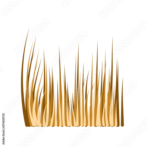 Dead Grass Illustration Vector 