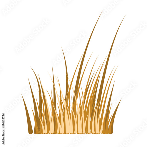 Dead Grass Illustration Vector 