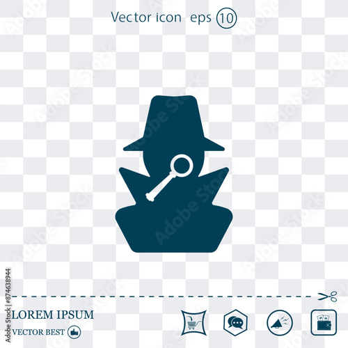 Vector illustration, light background.