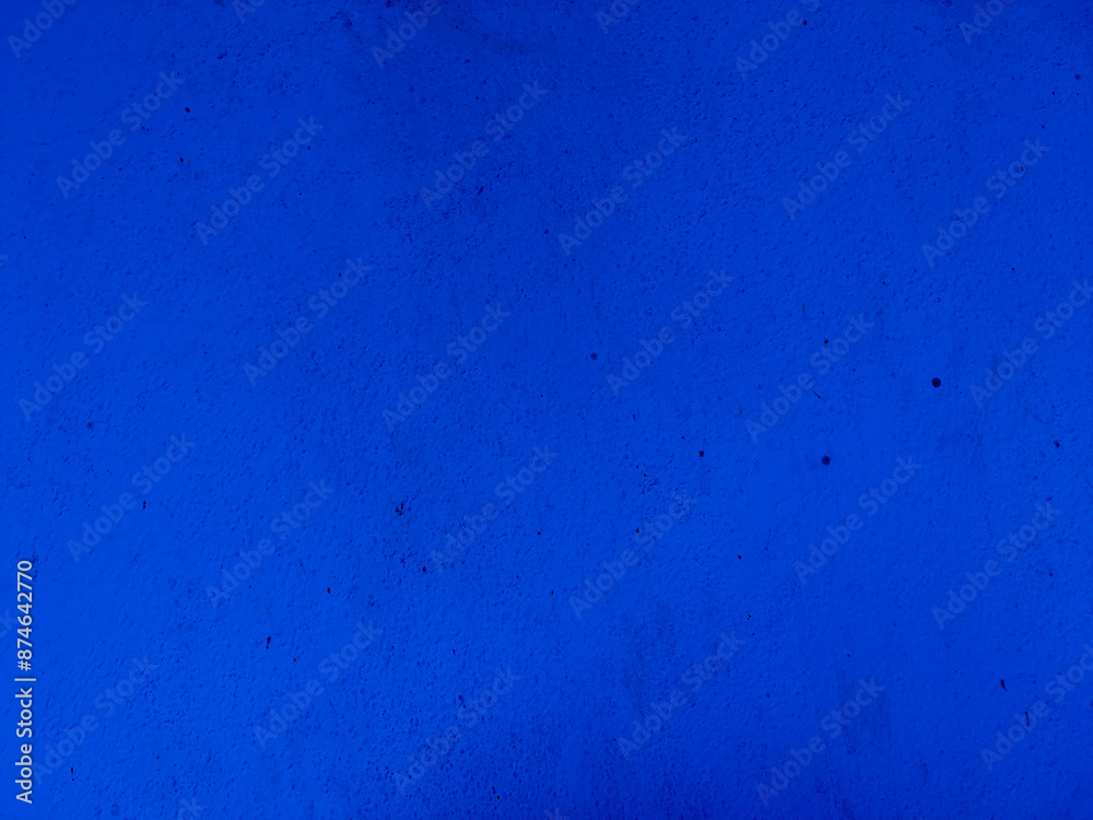 Obraz premium grunge blue cement wall texture background