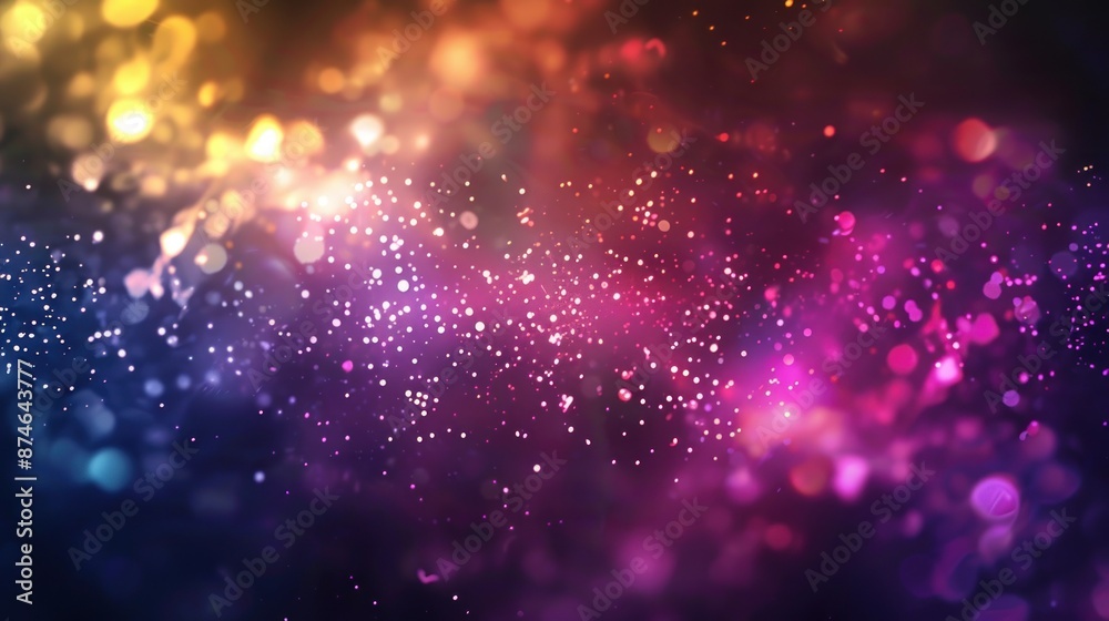A colorful background with many small dots A colorful background with many small dots