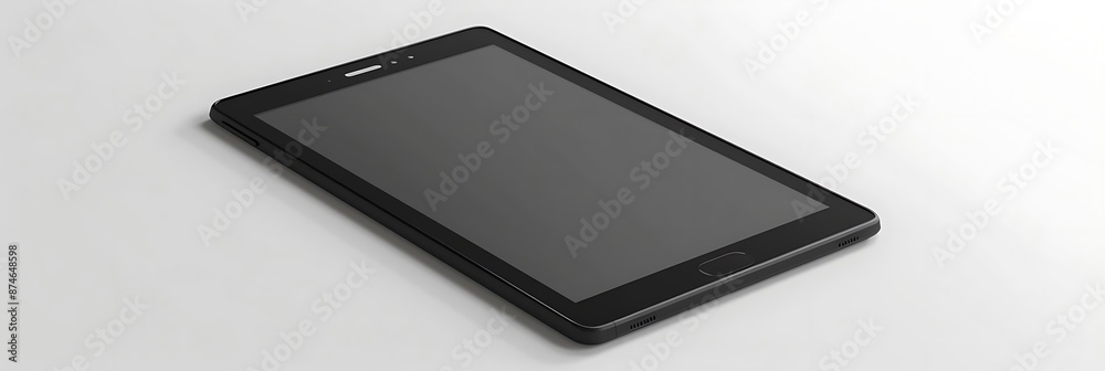 Black Tablet Mockup 3D Illustration Black Tablet Mockup 3D Illustration