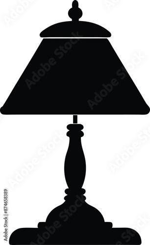 Table Lamp silhouette