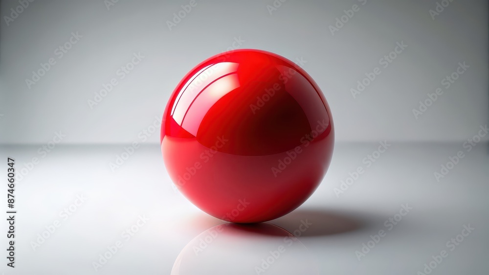 Red sphere against a plain background, sphere, red, round, shape, object, geometric, vivid, vibrant, bold, shiny, smooth Red sphere against a plain background, sphere, red, round, shape, object, geometric, vivid, vibrant, bold, shiny, smooth