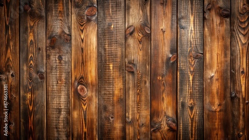 Old wooden dark wall with dark brown wood background, vintage, texture, rustic, aged, weathered, retro, grunge