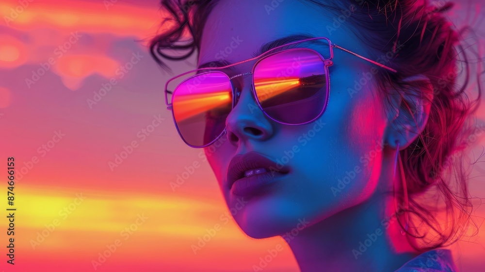 15 Vaporwave aesthetics with a nostalgic 90s feel, featuring neon colors and retro graphics
