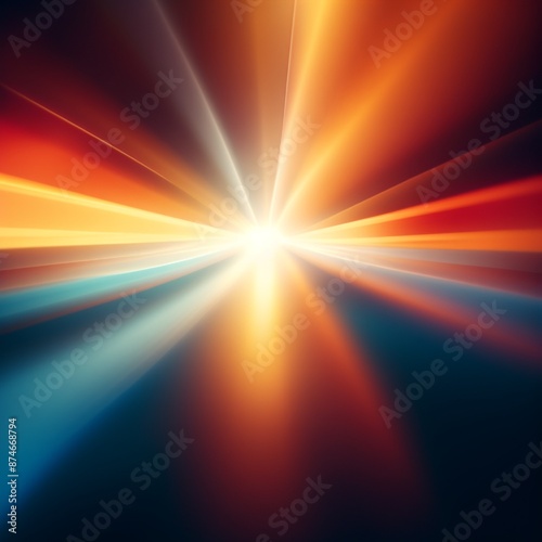 abstract background with rays