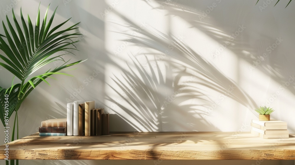 Minimalist Home Office Desk with Natural Light Minimalist Home Office Desk with Natural Light