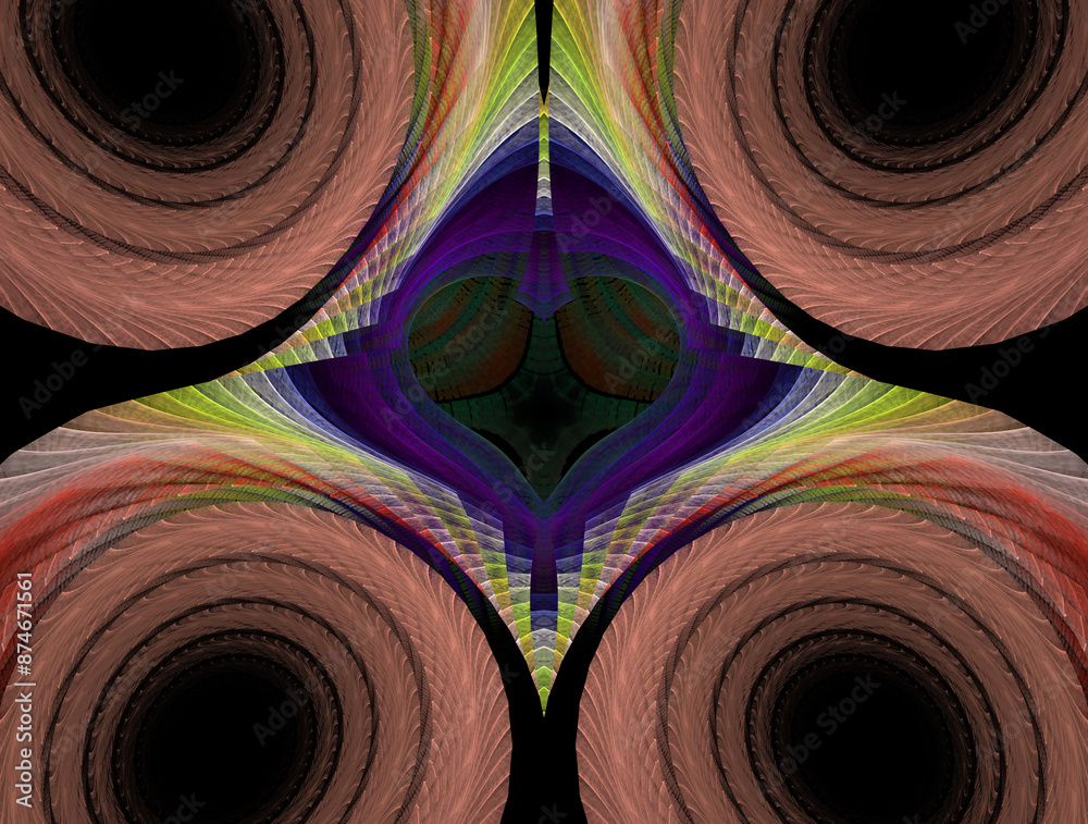 Imaginatory fractal abstract background Image Imaginatory fractal abstract background Image