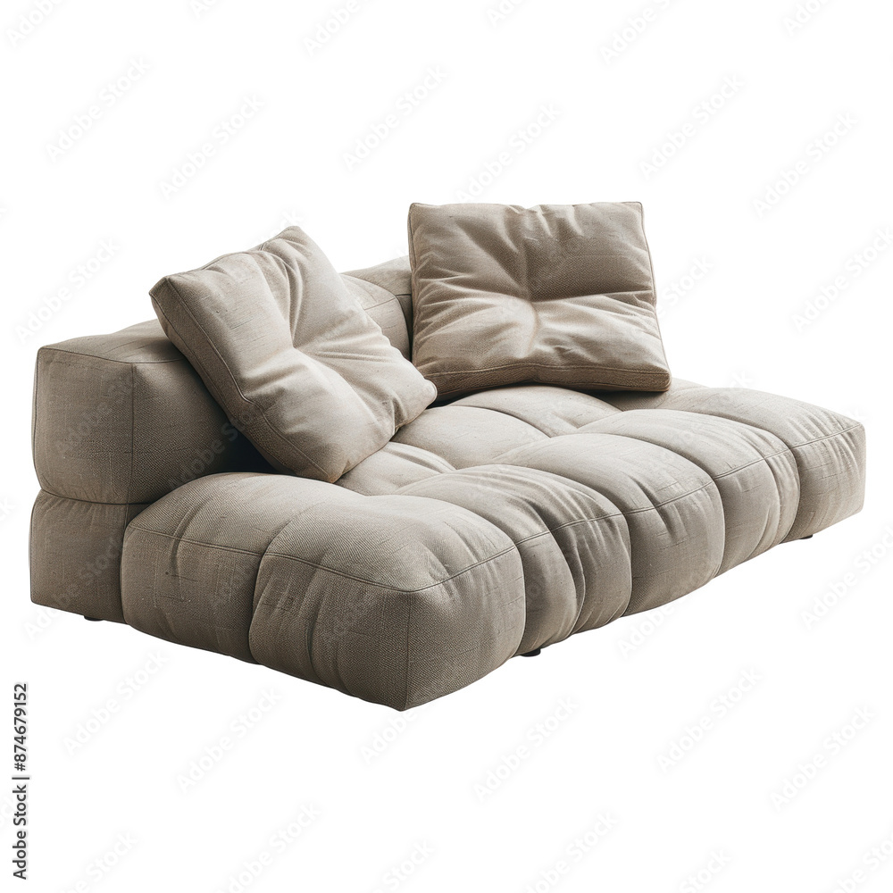 Fototapeta premium A couch with pillows on it