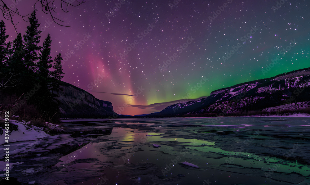 Naklejka premium the vast sky and beautiful atmosphere