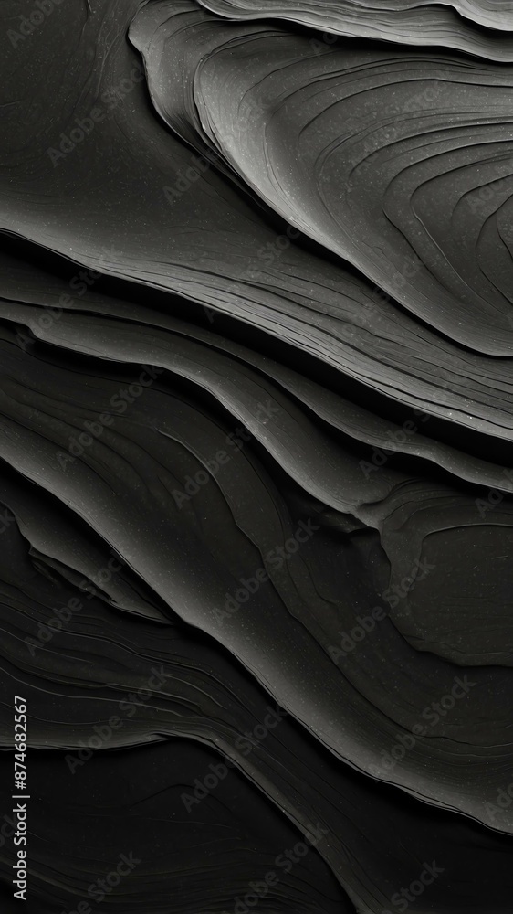 Fototapeta premium a closeup of a textured black and white surface the su background