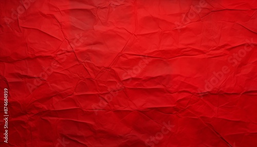 Wallpaper Mural red crumpled paper Torontodigital.ca