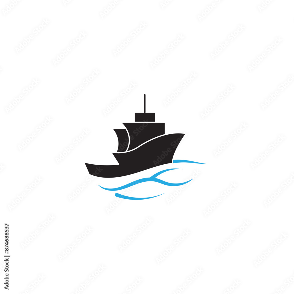 Ship logo icon Ship logo icon