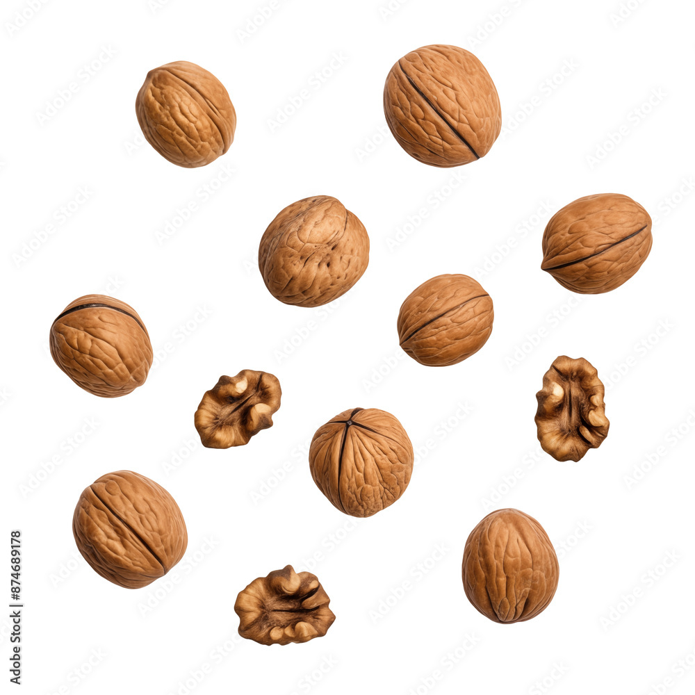 Walnuts on TRANSPARENT PNG Walnuts on TRANSPARENT PNG